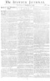Ipswich Journal Sat 08 Oct 1748 Page 1