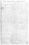 Ipswich Journal Sat 07 Jan 1749 Page 1