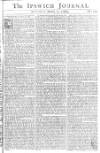 Ipswich Journal Sat 21 Jan 1749 Page 1