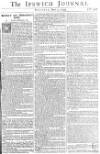 Ipswich Journal Sat 03 Jun 1749 Page 1