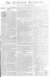 Ipswich Journal Sat 17 Jun 1749 Page 1