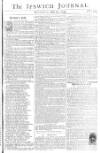Ipswich Journal Sat 22 Jul 1749 Page 1
