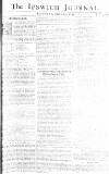 Ipswich Journal Sat 31 Mar 1750 Page 1