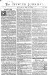 Ipswich Journal Sat 23 Jun 1750 Page 1