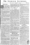 Ipswich Journal Sat 11 Aug 1750 Page 1