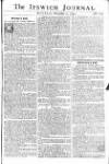 Ipswich Journal Sat 02 Nov 1751 Page 1
