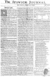 Ipswich Journal Saturday 11 March 1758 Page 1