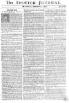 Ipswich Journal Saturday 09 September 1758 Page 1
