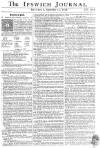 Ipswich Journal Saturday 23 September 1758 Page 1