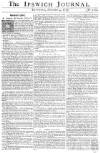Ipswich Journal Saturday 04 November 1758 Page 1