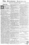 Ipswich Journal Saturday 16 December 1758 Page 1
