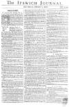 Ipswich Journal Saturday 07 February 1761 Page 1