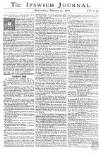 Ipswich Journal Saturday 21 February 1761 Page 1