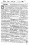 Ipswich Journal Saturday 28 February 1761 Page 1