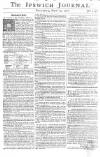 Ipswich Journal Saturday 14 March 1761 Page 1