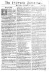 Ipswich Journal Saturday 21 November 1761 Page 1