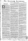 Ipswich Journal Friday 29 January 1762 Page 1