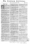 Ipswich Journal Saturday 19 June 1762 Page 1