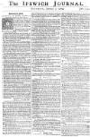 Ipswich Journal Saturday 07 January 1764 Page 1