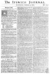 Ipswich Journal Saturday 04 February 1764 Page 1