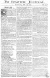 Ipswich Journal Saturday 16 June 1764 Page 1