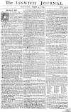 Ipswich Journal Saturday 04 August 1764 Page 1