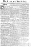 Ipswich Journal Saturday 15 December 1764 Page 1