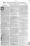 Ipswich Journal Saturday 05 January 1765 Page 1