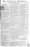 Ipswich Journal Saturday 19 January 1765 Page 1