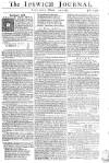 Ipswich Journal Saturday 23 March 1765 Page 1