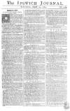 Ipswich Journal Saturday 10 August 1765 Page 1