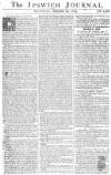 Ipswich Journal Saturday 14 September 1765 Page 1