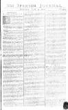 Ipswich Journal Saturday 07 March 1767 Page 1