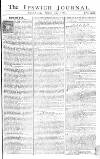 Ipswich Journal Saturday 21 March 1767 Page 1