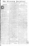 Ipswich Journal Saturday 23 January 1768 Page 1