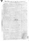 Ipswich Journal Saturday 01 September 1770 Page 1