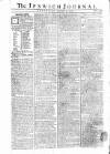 Ipswich Journal Saturday 22 September 1770 Page 1