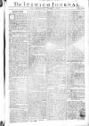Ipswich Journal Saturday 08 December 1770 Page 1