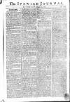 Ipswich Journal Saturday 25 January 1772 Page 1