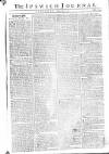 Ipswich Journal Saturday 08 August 1772 Page 1