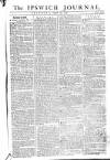 Ipswich Journal Saturday 29 August 1772 Page 1