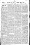Ipswich Journal Saturday 22 January 1774 Page 1