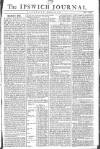 Ipswich Journal Saturday 29 January 1774 Page 1