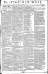 Ipswich Journal Saturday 02 July 1774 Page 1