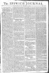 Ipswich Journal Saturday 05 November 1774 Page 1