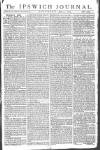 Ipswich Journal Saturday 03 June 1775 Page 1