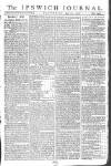 Ipswich Journal Saturday 17 June 1775 Page 1