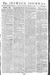 Ipswich Journal Saturday 13 January 1776 Page 1