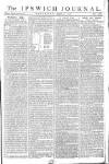 Ipswich Journal Saturday 31 August 1776 Page 1