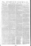 Ipswich Journal Saturday 01 March 1777 Page 1